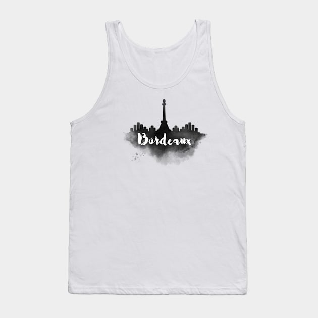 Bordeaux watercolor Tank Top by kursatunsal